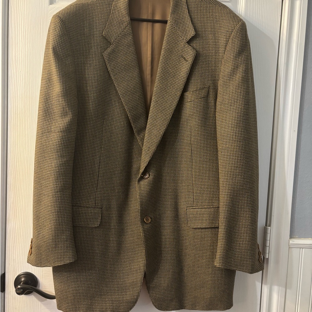 Canali Tan Wool Blazer
